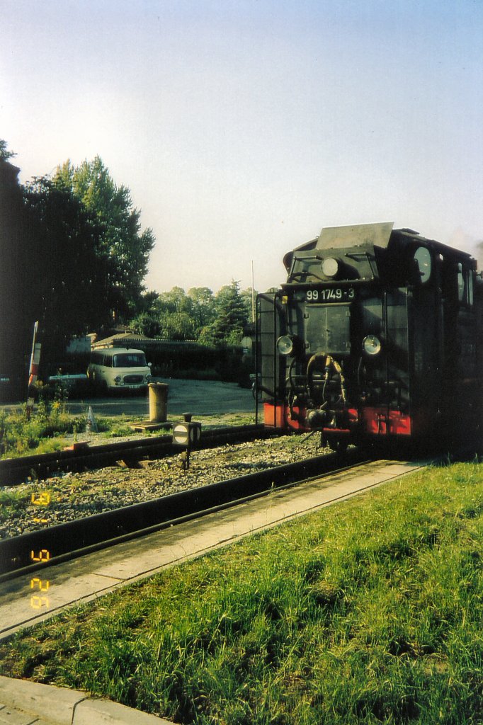 1991 unterwegs mit der Zittauer Schmalspurbahn
