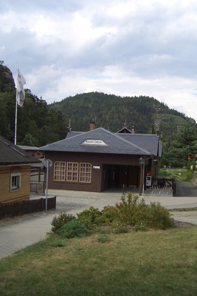 Blick zum Bhf Kurort Oybin, um 2003