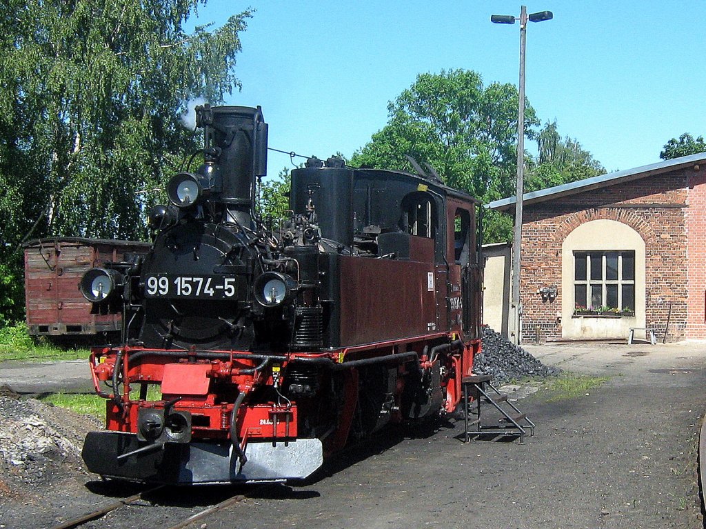 Dampflokomotive IVK in Mgeln