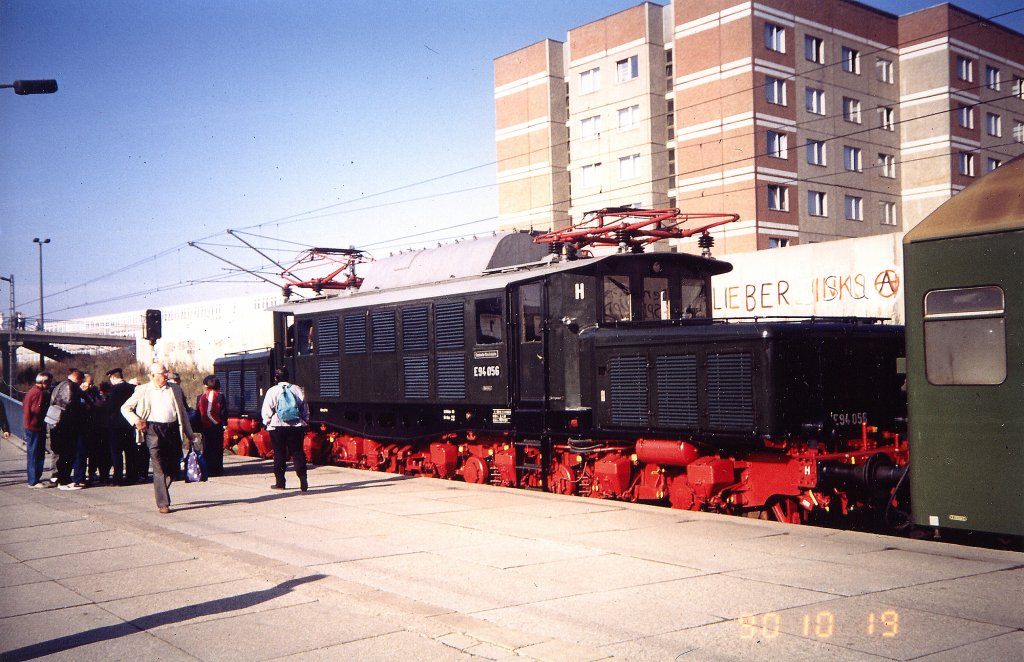 E 94 vor Dopelstockzug, 1990