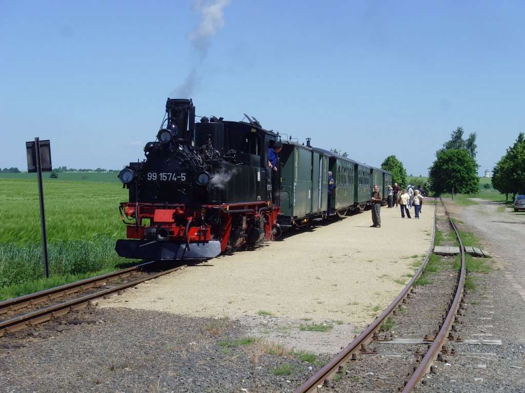 Mittagszug in Thalheim (b. Oschatz), Juni 2010