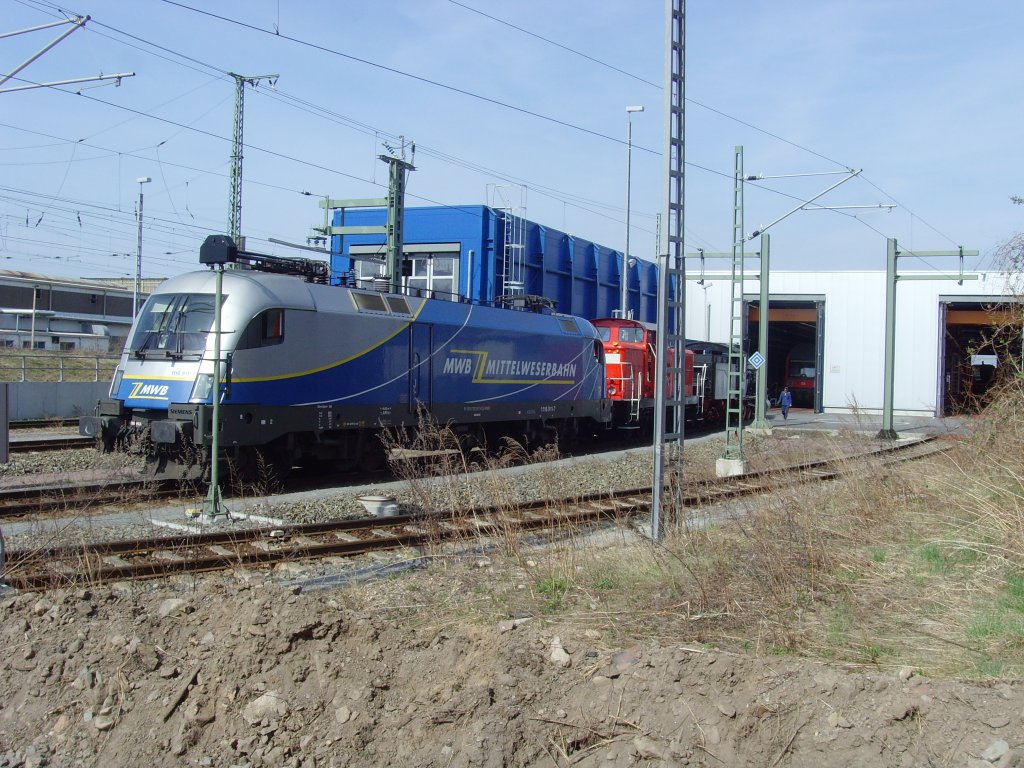 Moderne Elektrolokomotive der Mittelweserbahn, 2011