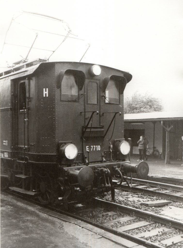 S 7710 in Kurort Rathen, Sonderzug vor 1989