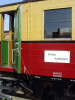 Elektrischer Triebwagen der Strecke Schleiz-Saalburg, 2011