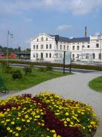 Blick zum Bahnhof Zittau