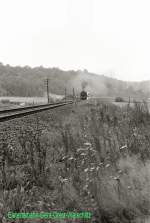 Dampf auf der Elstertalbahn mit DMV-Sonderzug 1984