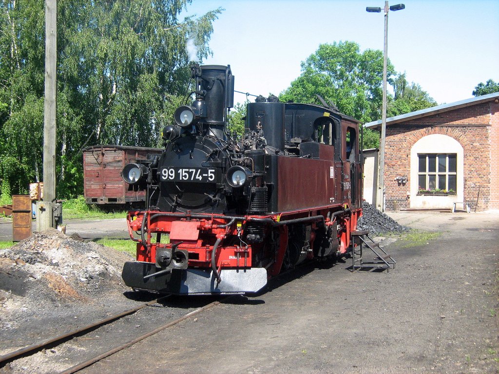 99 1574 - betriebsfhige IV K in Mgeln, Juni 2010