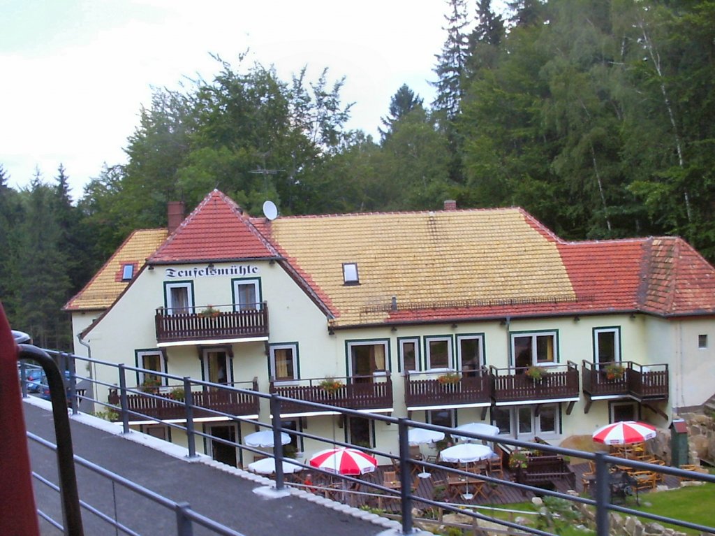 An der Teufelsmhle bei Oybin