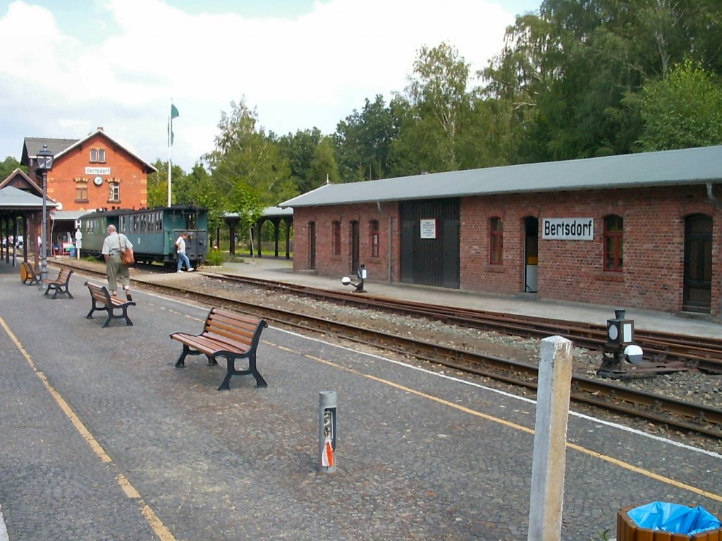 Bahnhof Bertsdorf. um 2003