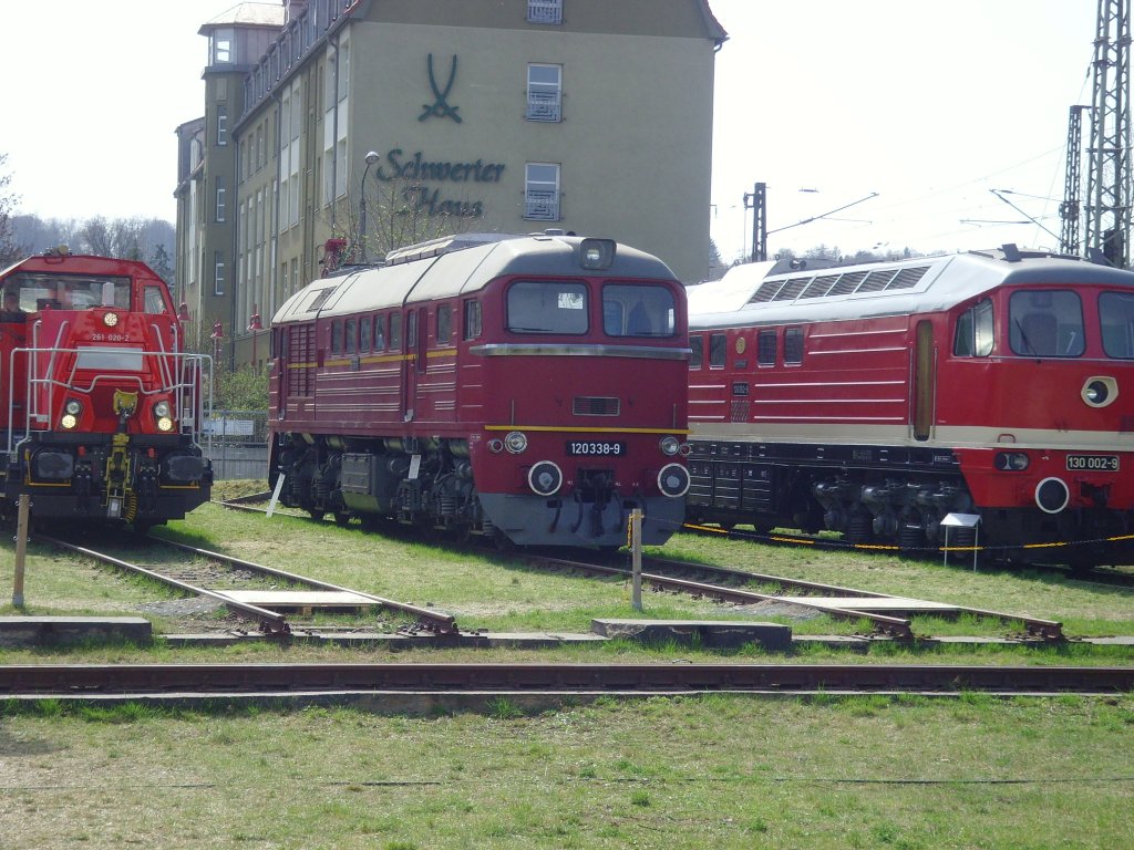 BR 120 in Dresden-Altstadt, 2011