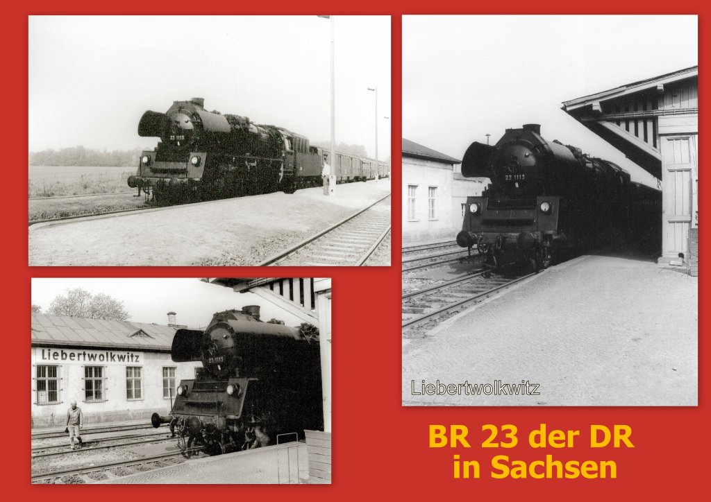 BR 23 unterwegs in Sachsen