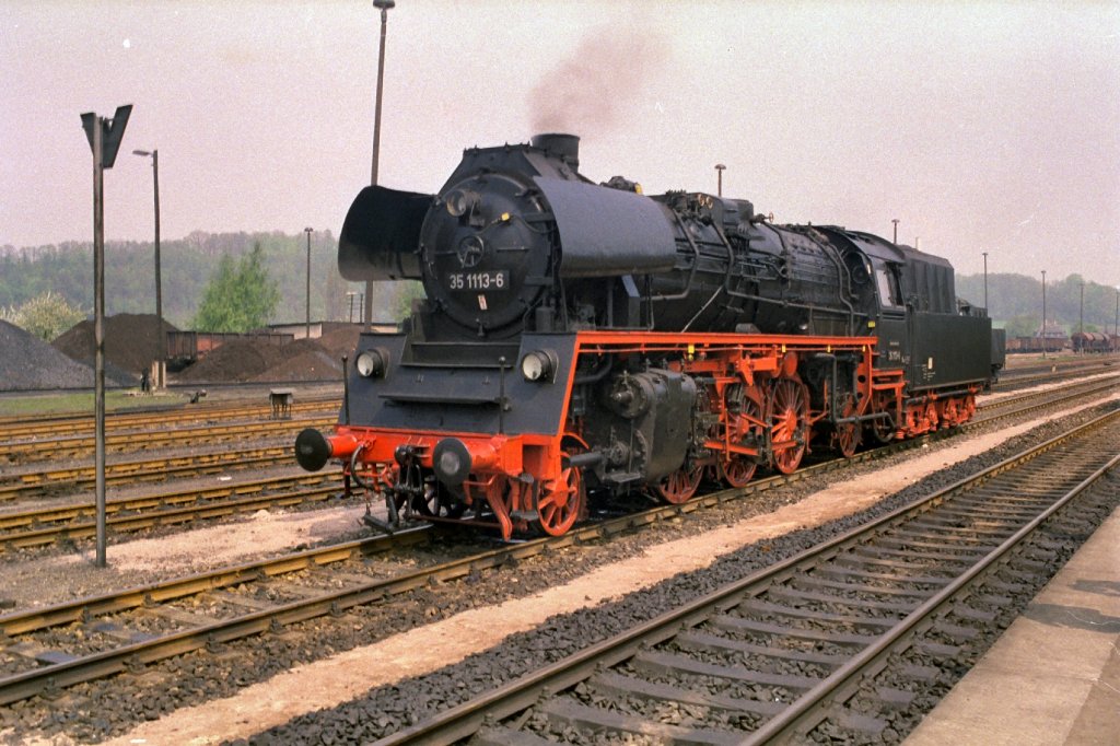 BR 35 in Nossen, vor 1989