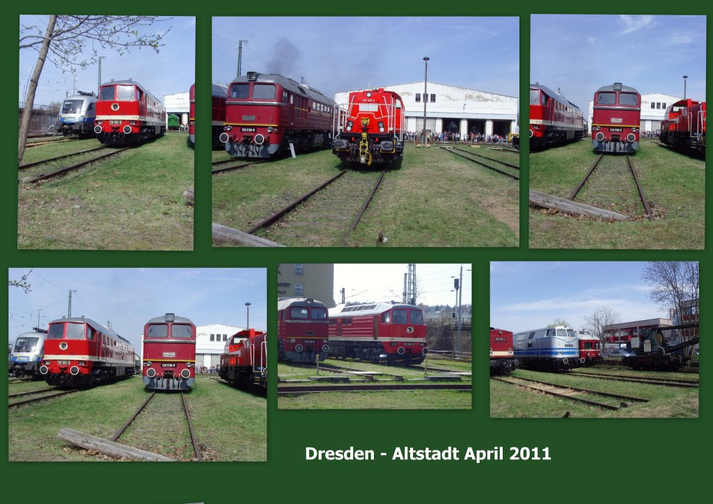 Dieseltraktion in Dresden-Altstadt 2011