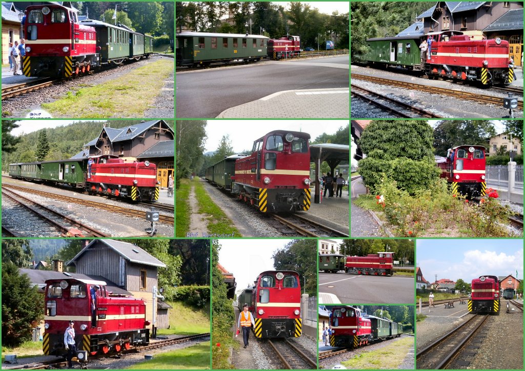 Dieselzug auf der Zittauer Schmalspurbahn