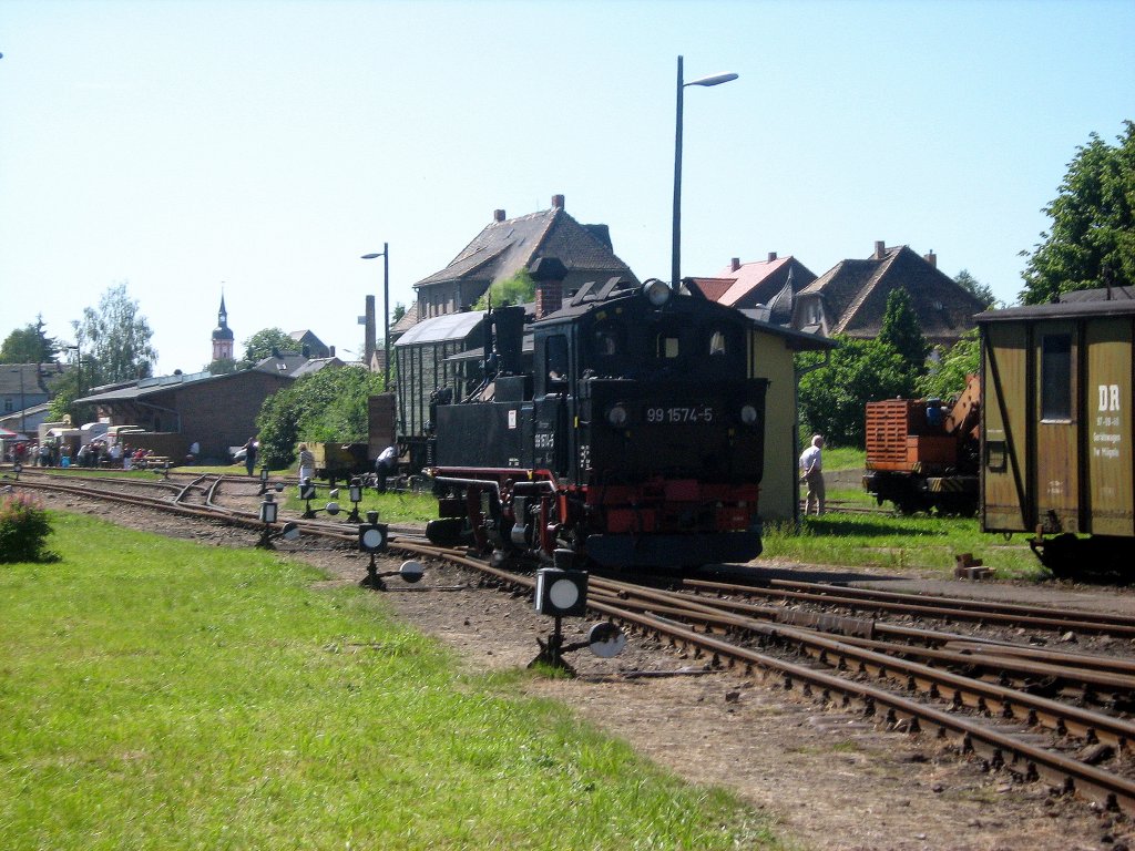 Rangierfahrt im Bhf Mgeln