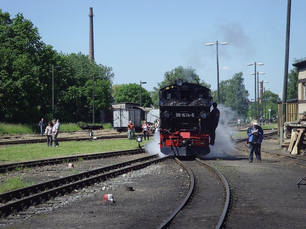 Rangierfahrt in Mgeln, Juni 2010