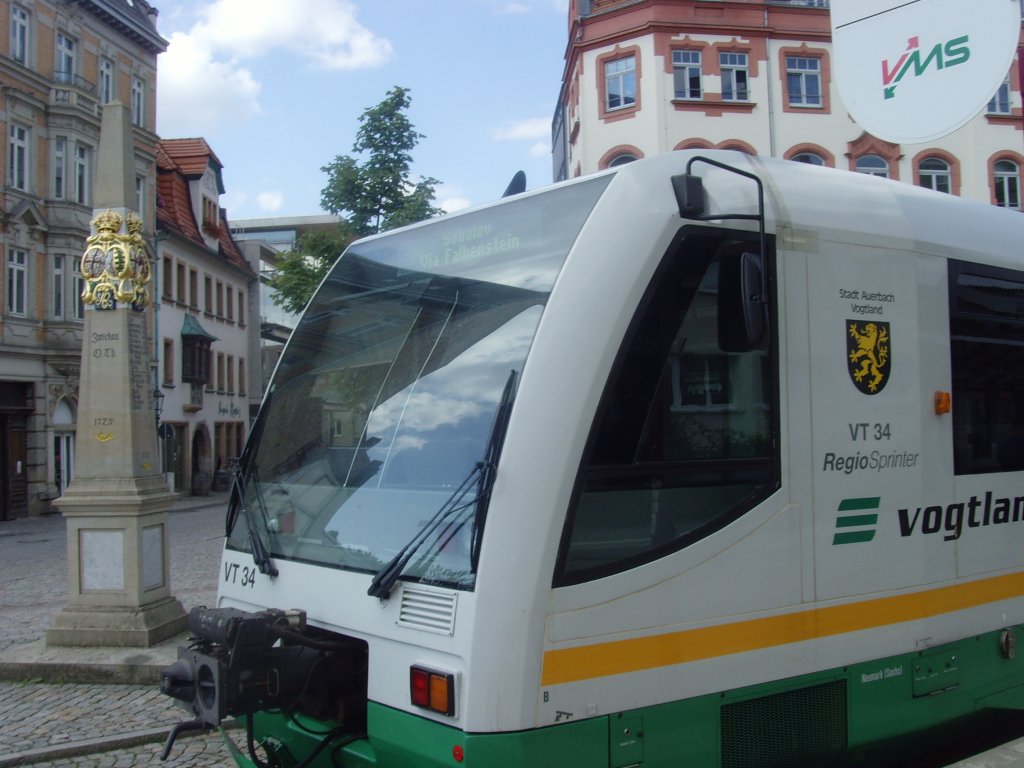 RS 1 Vogtlandbahn in Zwickau Zentrum