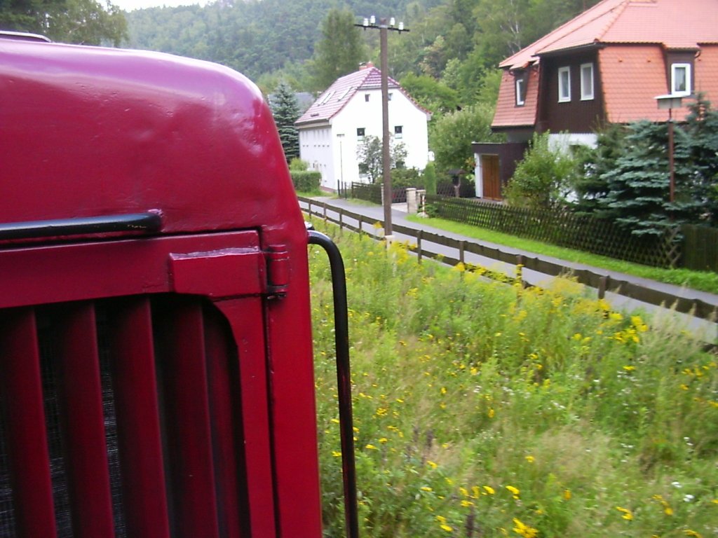 Unterwegs in Oybin, Dieselzug